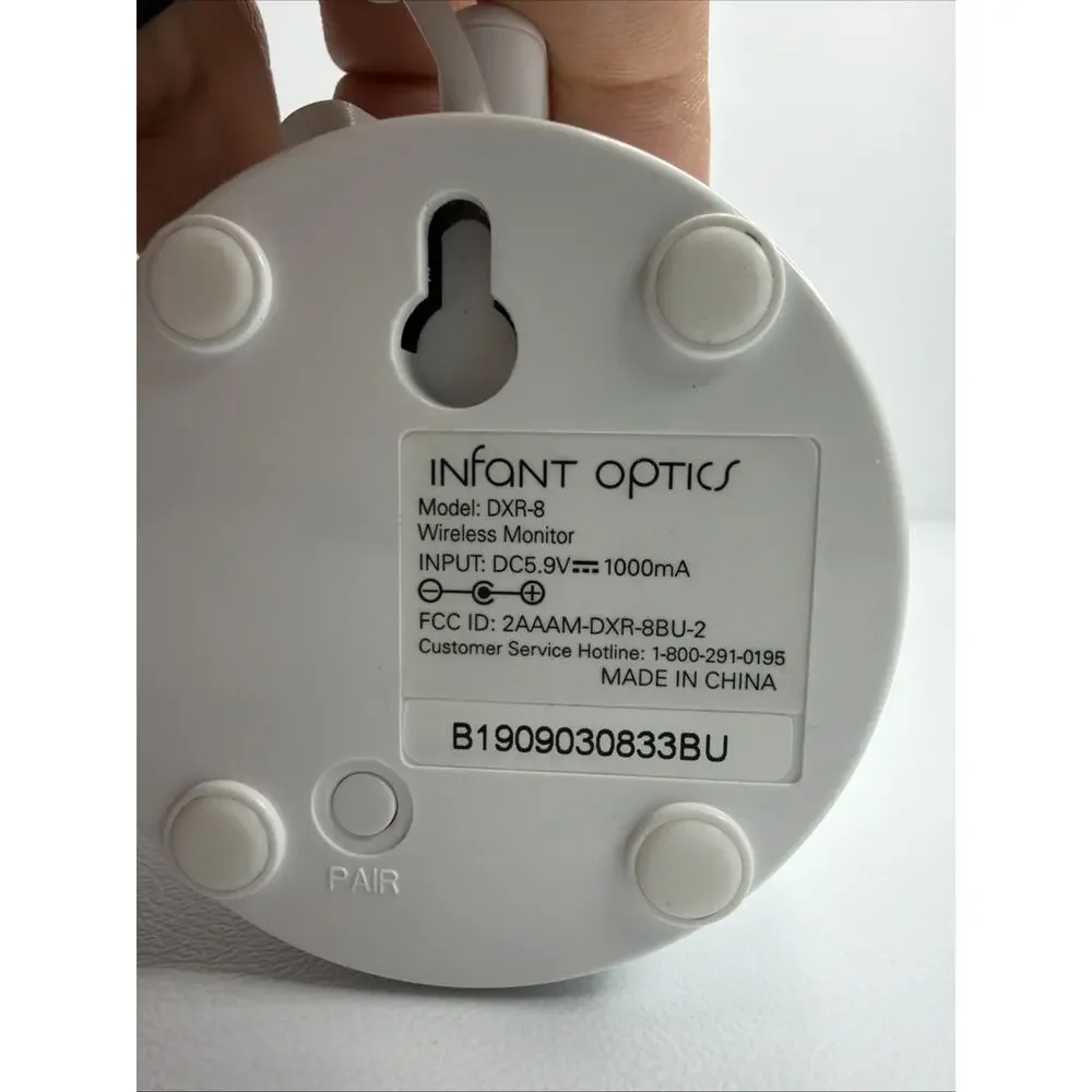 Infant Optics DXR-8 Video Baby Monitor And Camera AC Adapters Tested Working